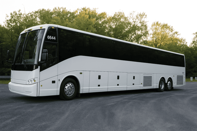 exterior of Clovis Coach Bus Service coach bus