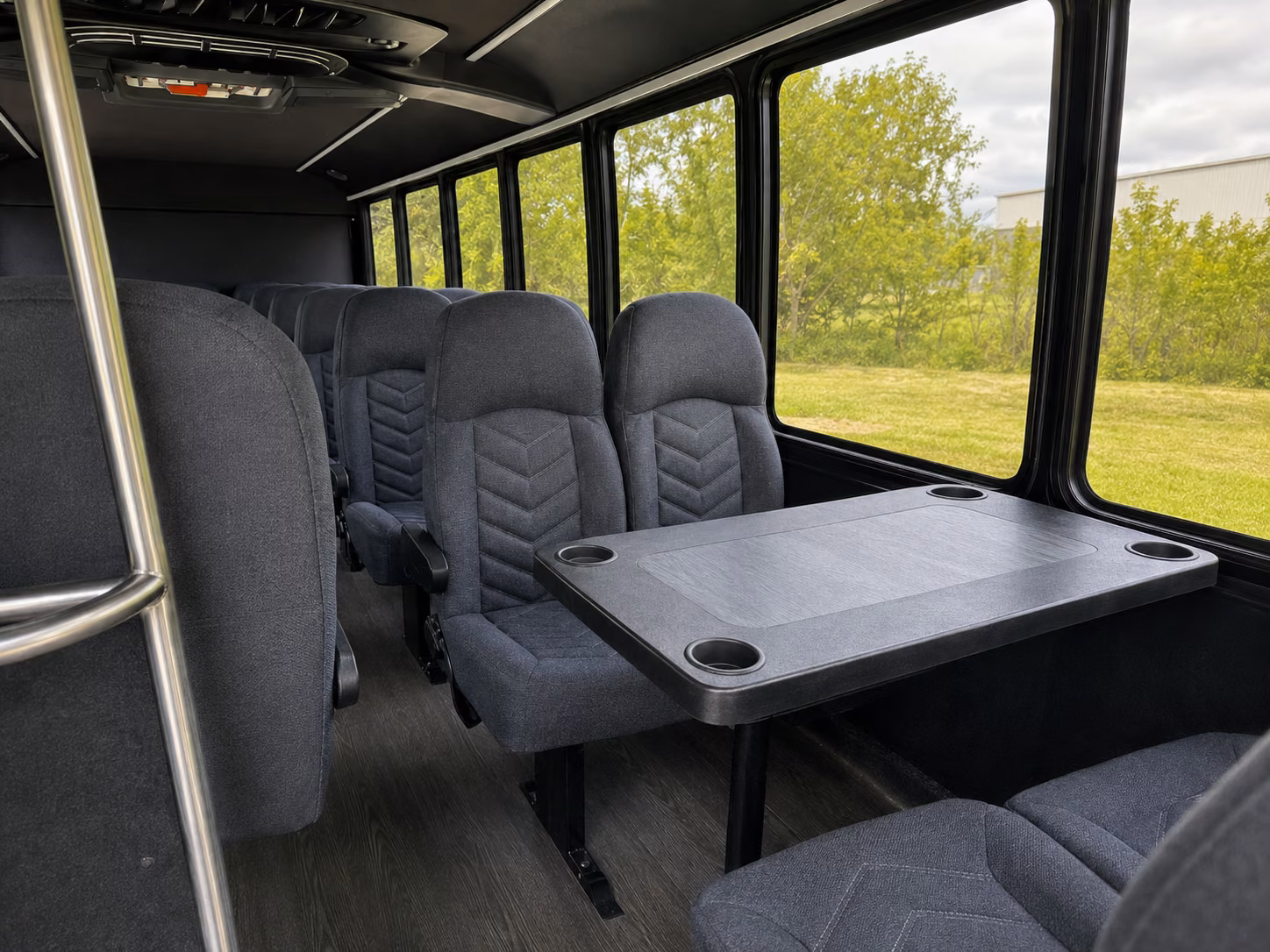 15 passenger minibus interior
