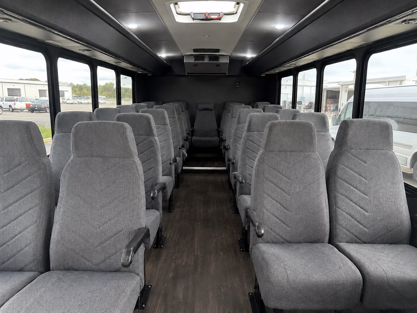 clovis 20 passenger minibus inside