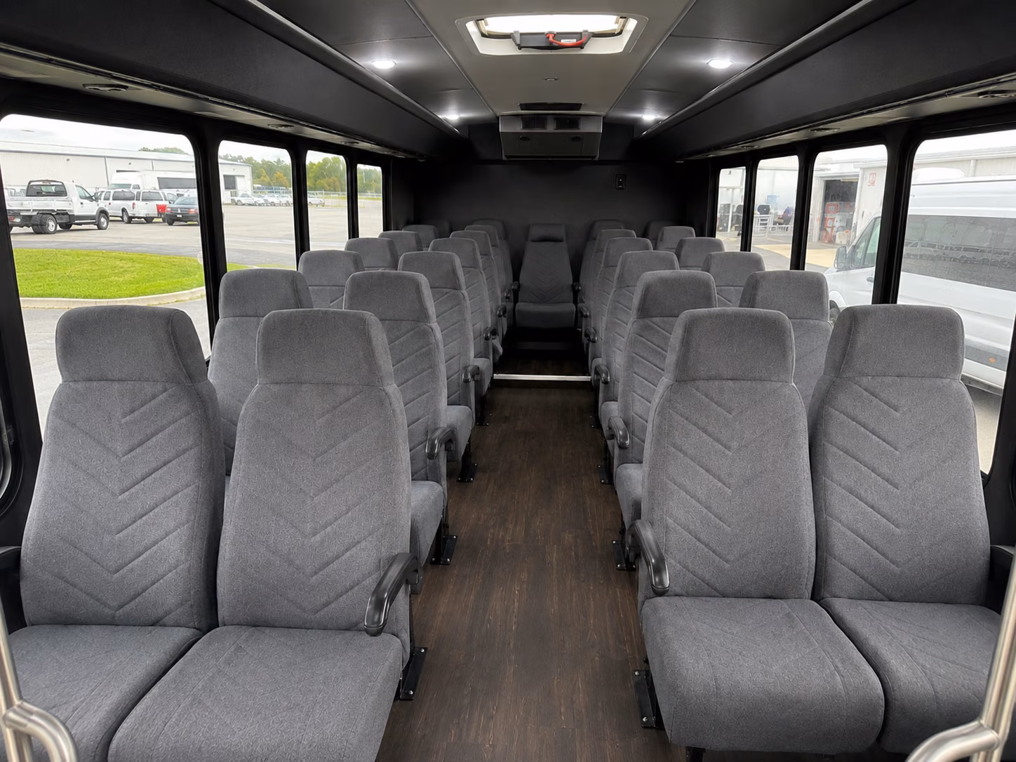 clovis 20 passenger minibus interior