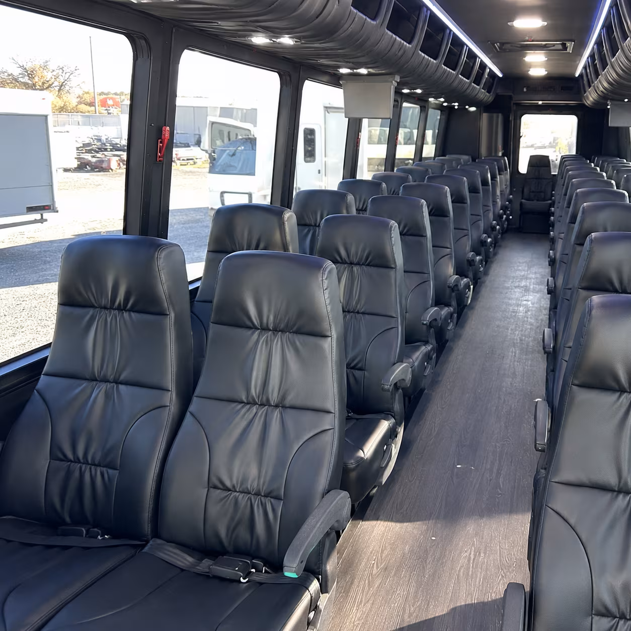 clovis 25 passenger minibus inside