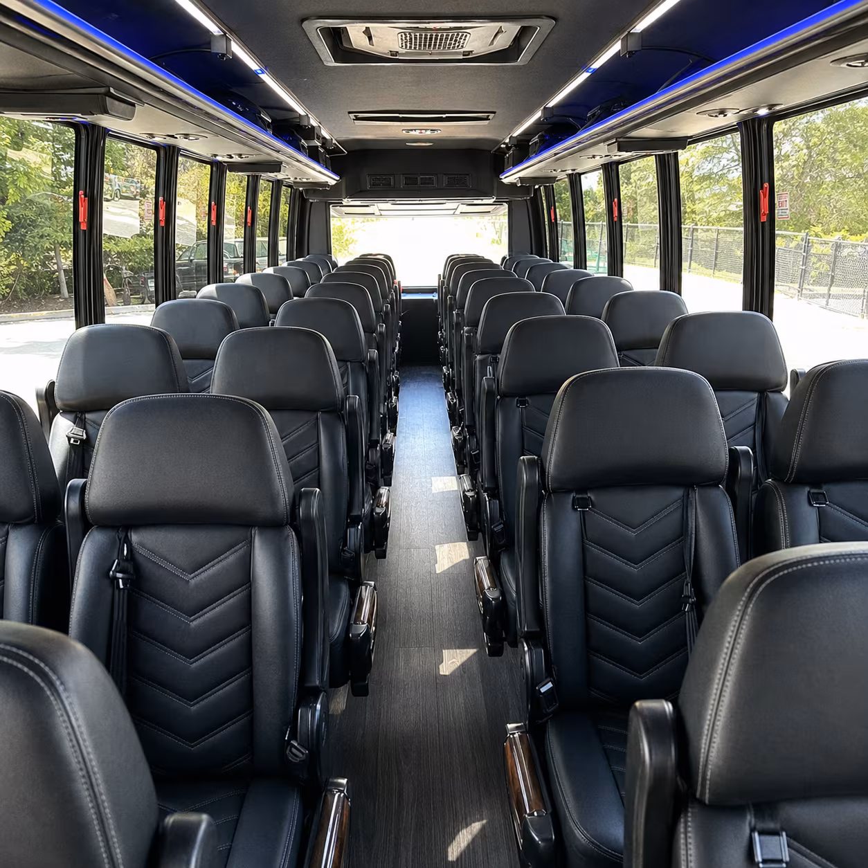 clovis 30 passenger minibus inside