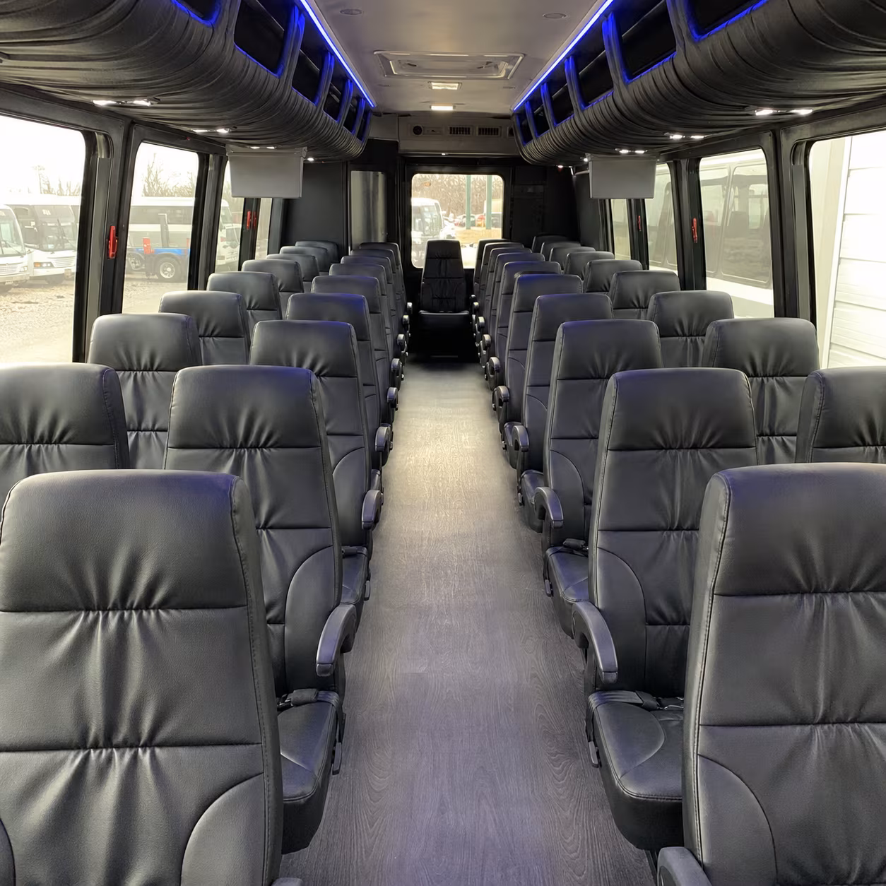 clovis 35 passenger minibus interior