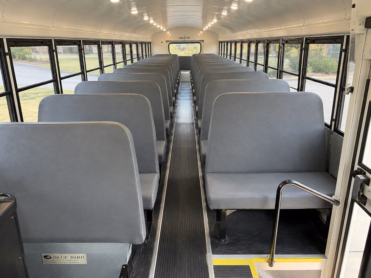 clovis school bus inside